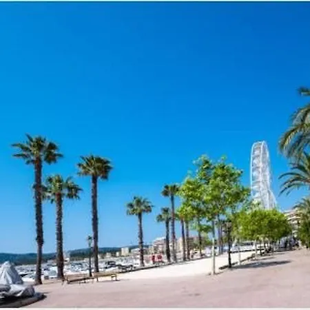 4 Pers. Avec Terrasse Sur La Au Lavandou - Fr-1-251-251 *