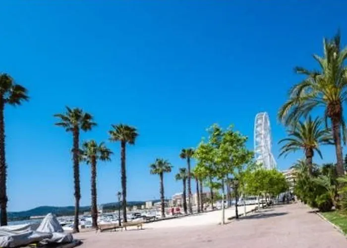 4 Pers. Avec Terrasse Sur La Au Lavandou - Fr-1-251-251 *